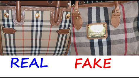 burberry brit real vs fake|how to authenticate burberry bag.